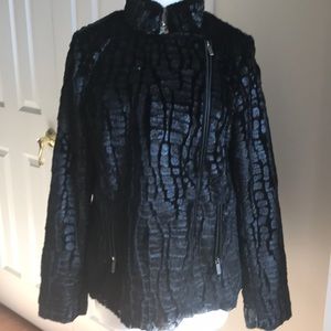 Dennis Basso black jacket